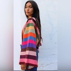 Oaxacan Rainbow Top -  Technicolor